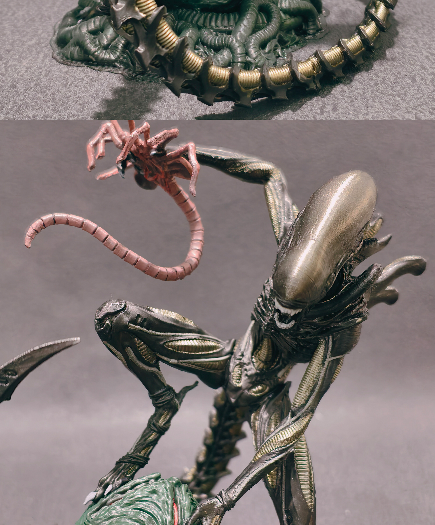 图片[8]-[积分兑换]异形手办模型抱脸虫摆件工艺品3D打印手绘上色作品-火种游戏